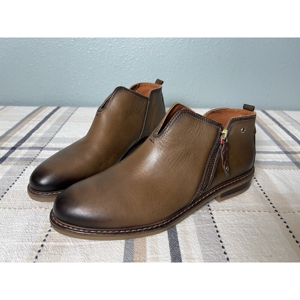 Pikolinos Aldaya W8J-7501C1 Ankle Boot Brown Calfskin Leather 42 US 11